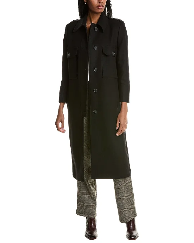 ba&sh Wool-Blend Coat