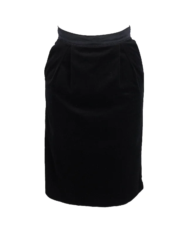 Dolce & Gabbana Pencil Skirt  in Black Cotton