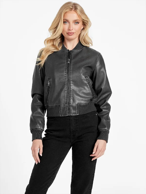 Everly Faux-Leather Jacket