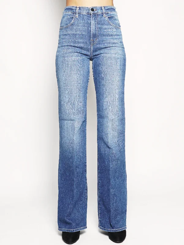 Jeans Joan High-Rise Straight Wide Leg in Striker Indigo