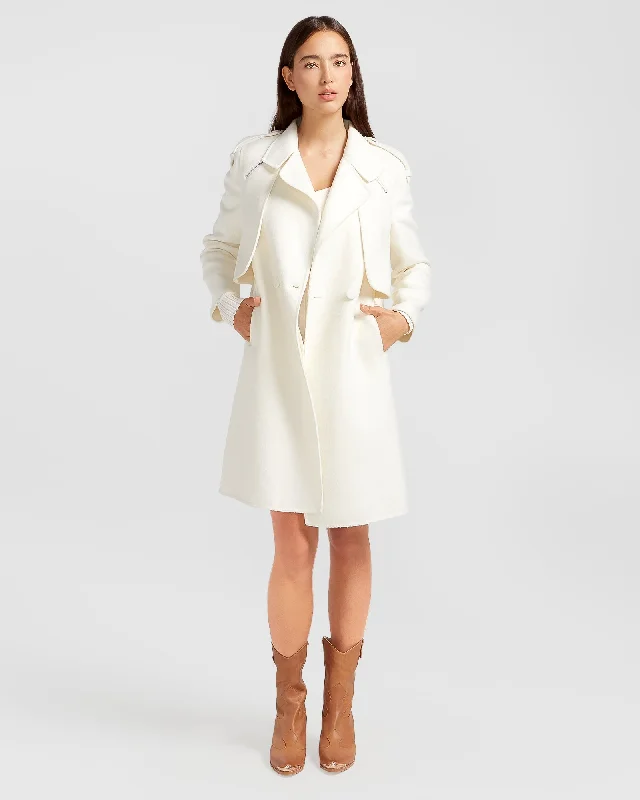 Palm City Wool Blend Coat