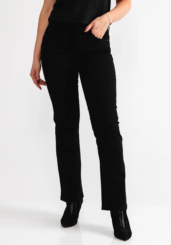 Salsa Secret Push In Mid Rise Bootcut Jeans, Black