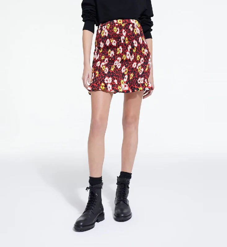 Short Printed Skirt