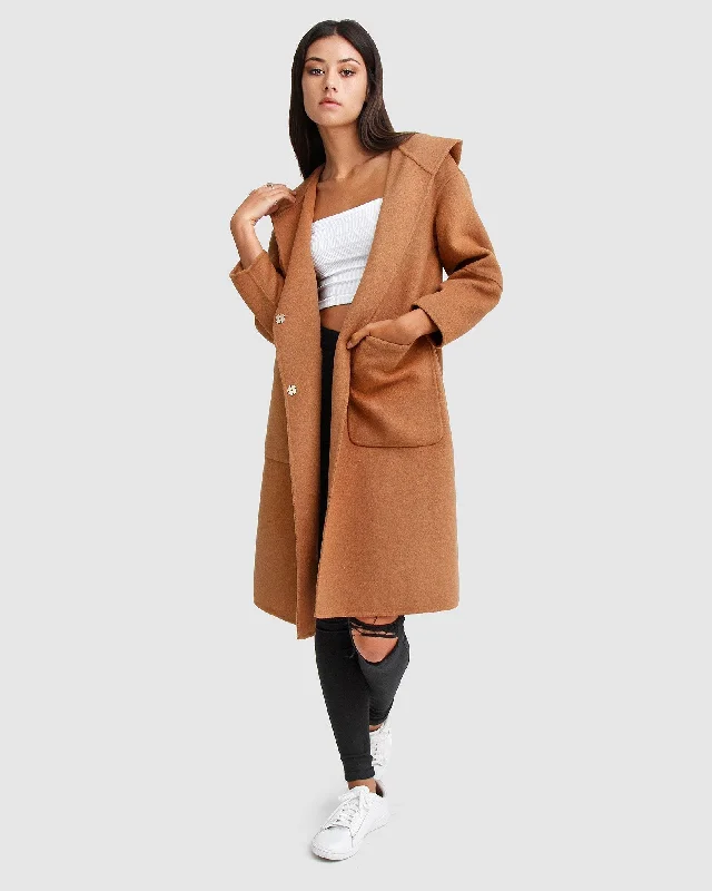 Walk This Way Wool Blend Oversized Coat