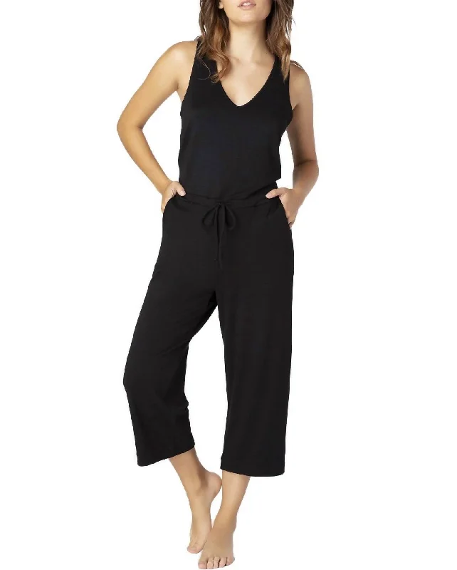 Leisure Sports Choice Jumpsuit In Black