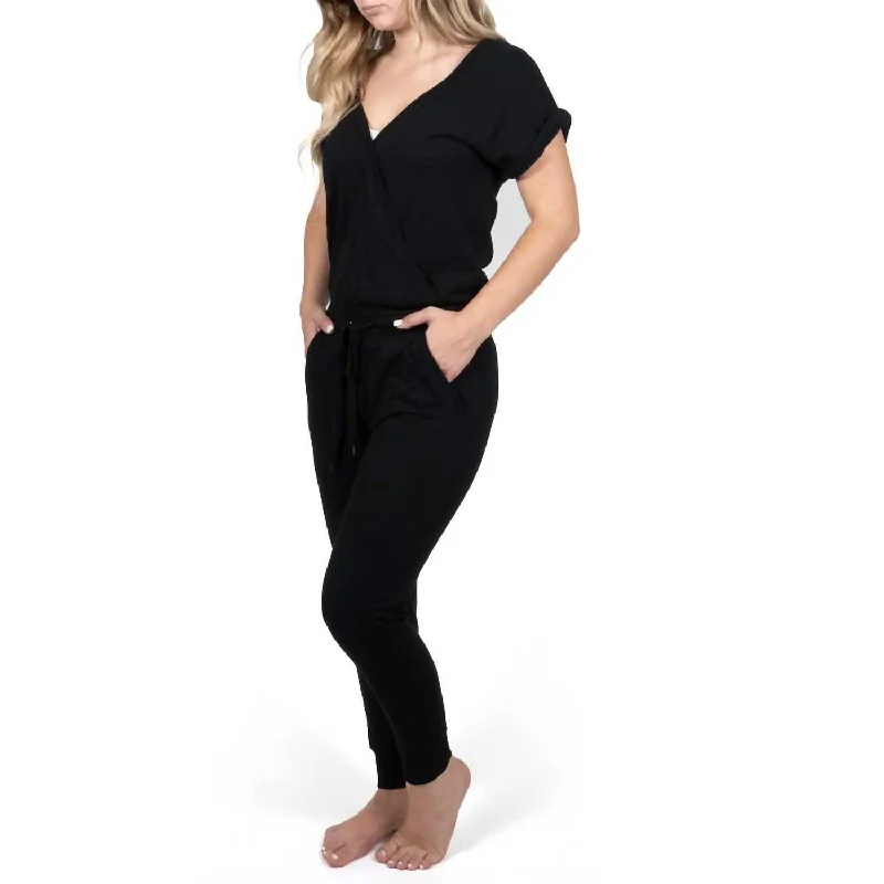 High-quality Design Dale Romper In Black