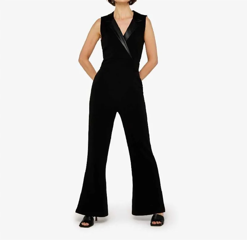 Summer Selection Holiday Jumpsuit In Black