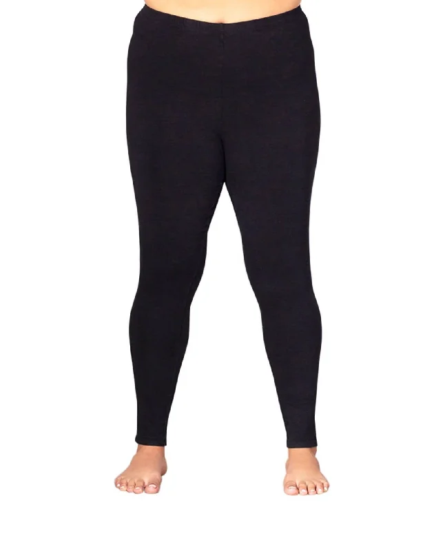 Plus Size Leggings In Black