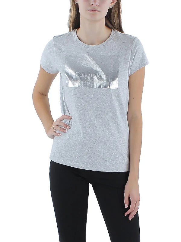 Womens Active Logo Pullover Top