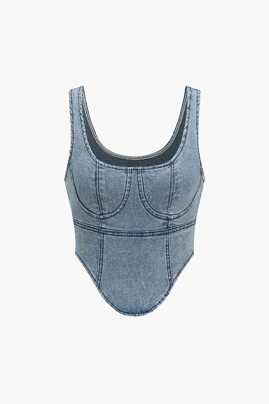 Denim Tank Top